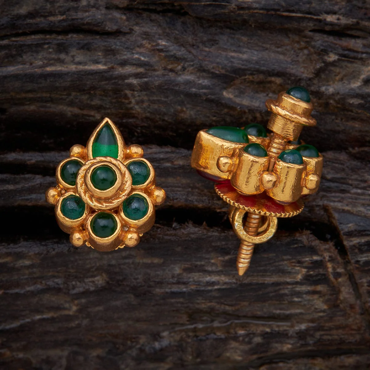 Silver Temple Earring 153674 - Image 3