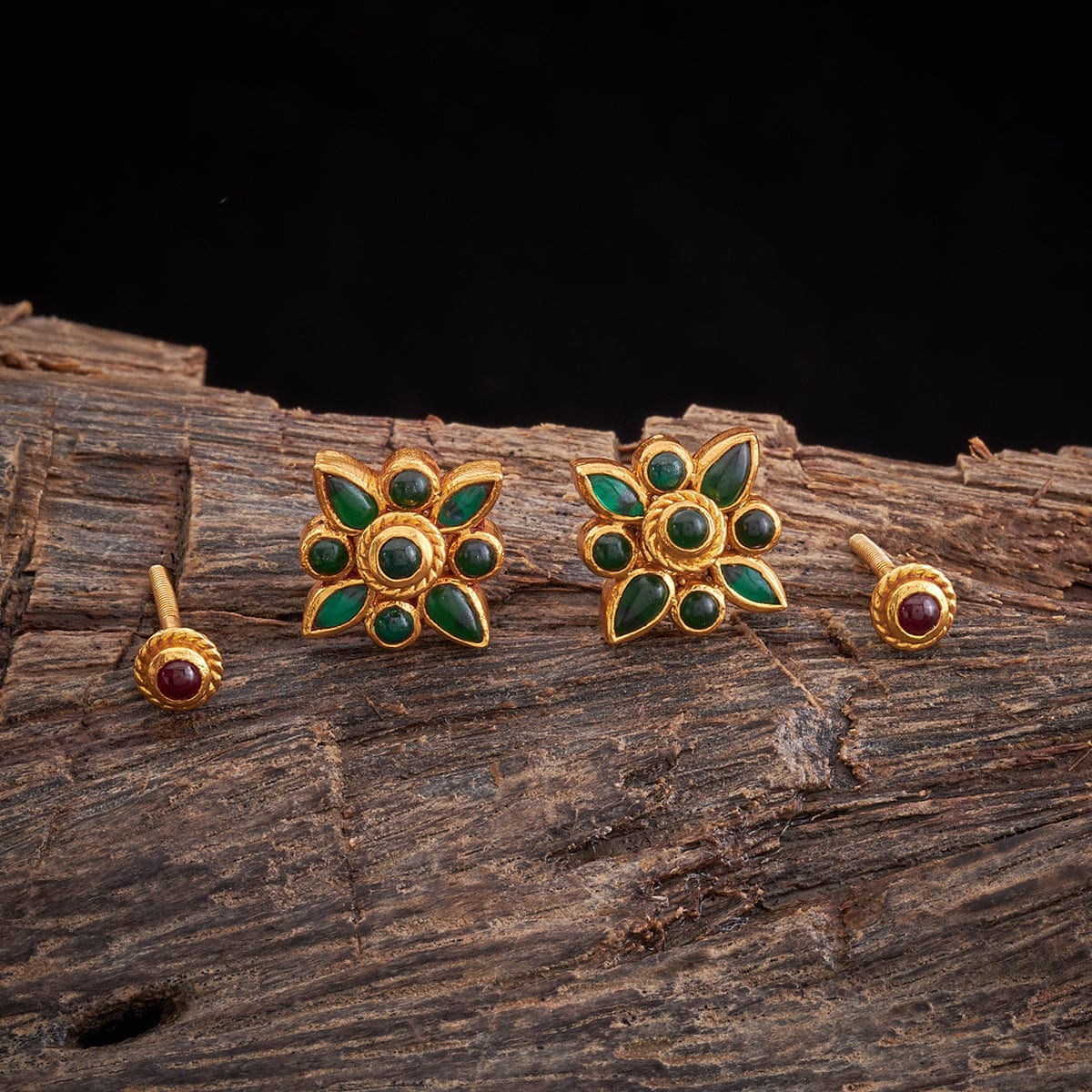 Silver Temple Earring 153723 - Image 5