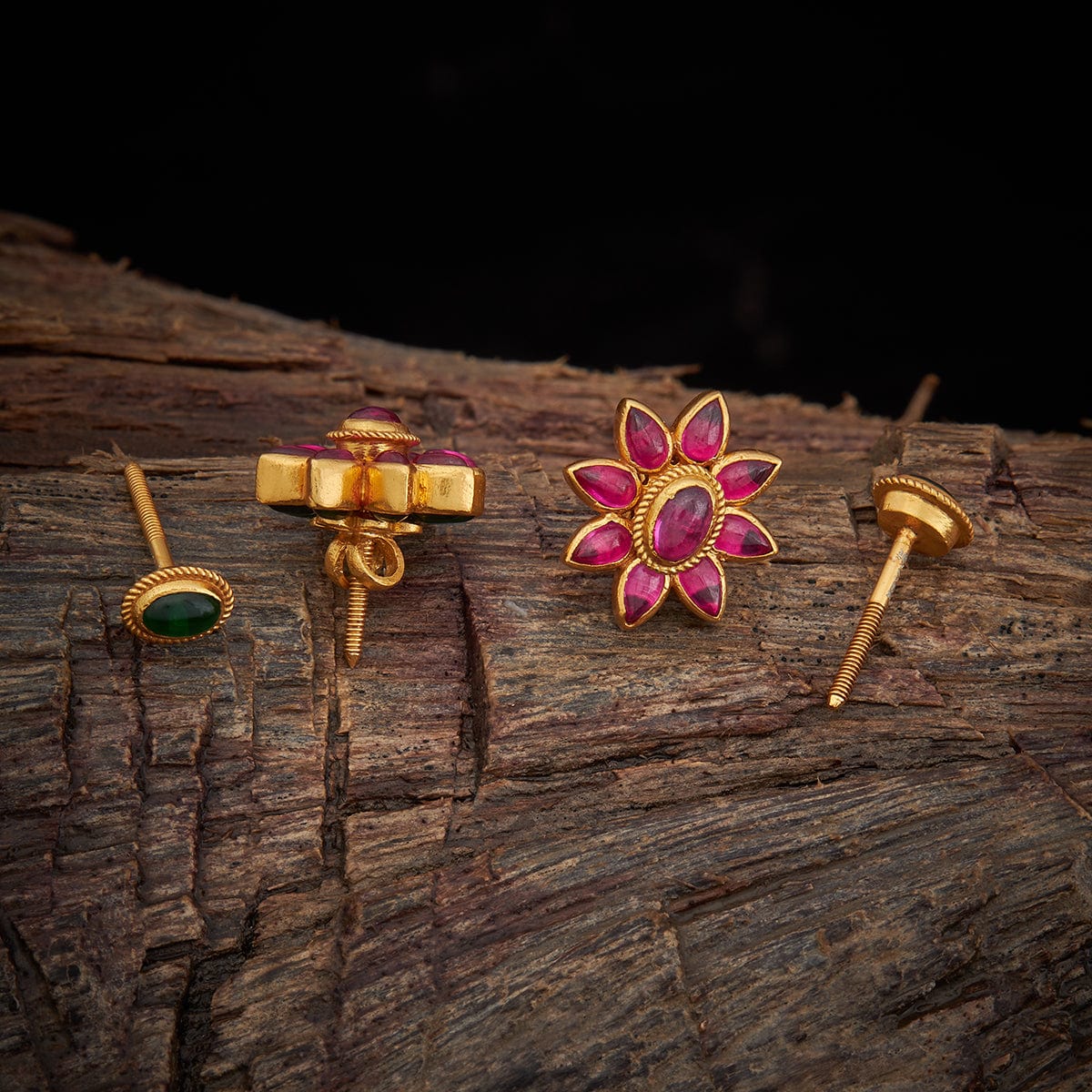 Silver Temple Earring 153727 - Image 2