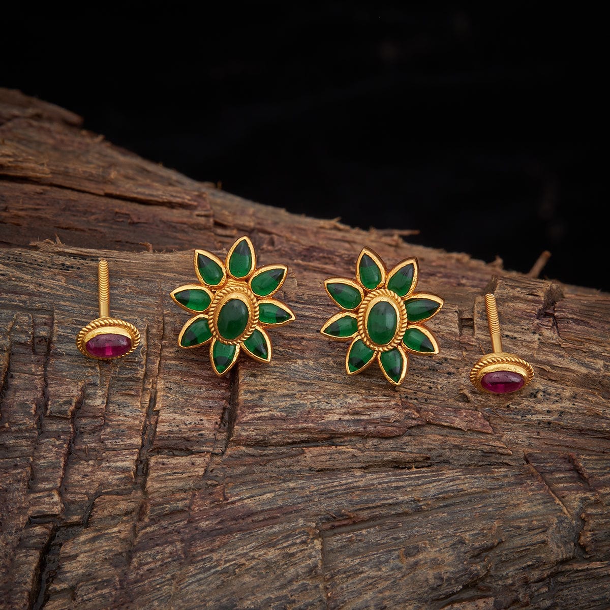 Silver Temple Earring 153727 - Image 3