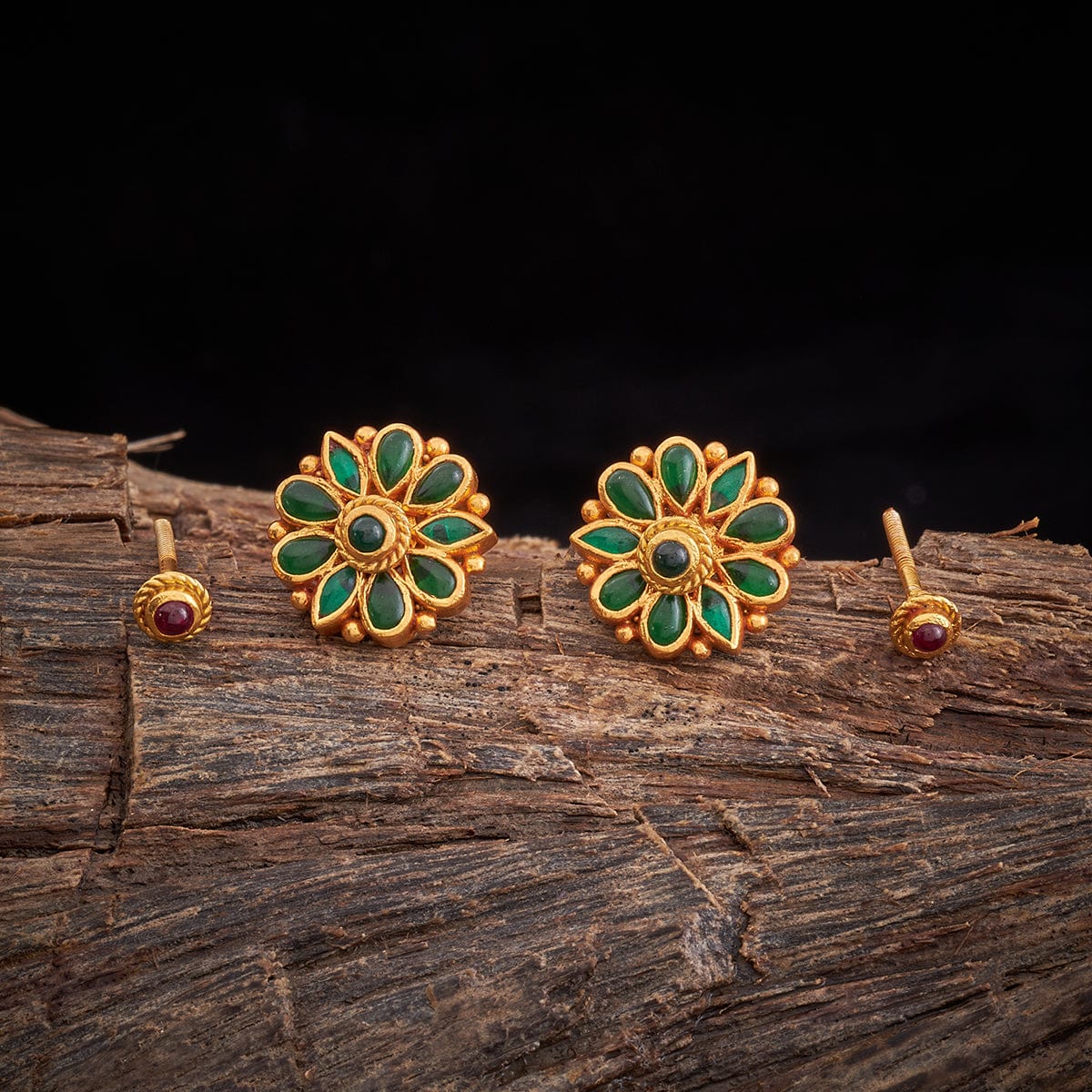 Silver Temple Earring 153752 - Image 5