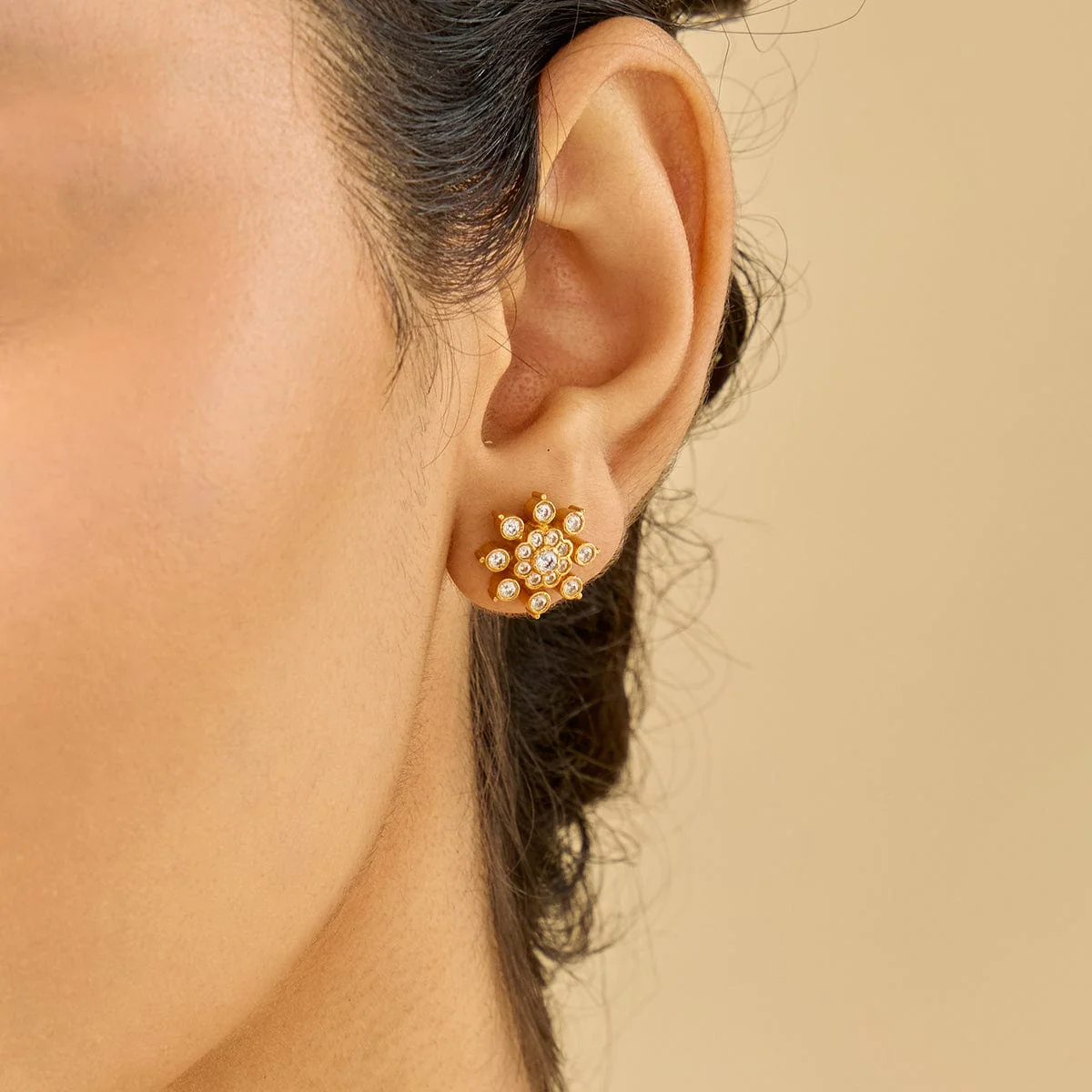 Silver Temple Earring 155170 - Image 7