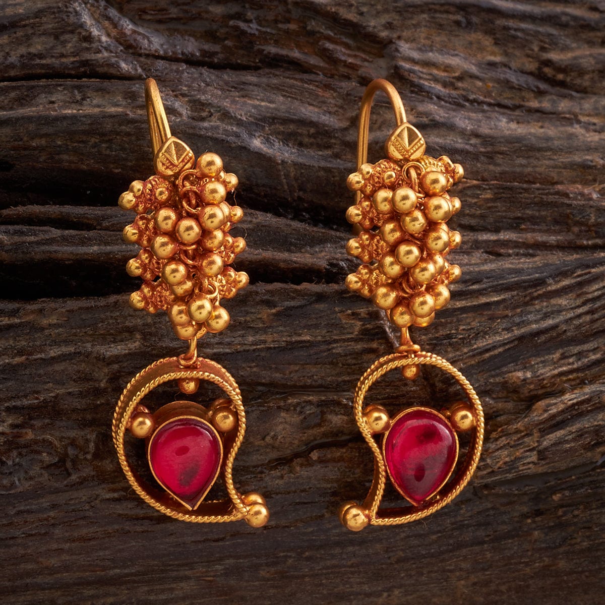 Silver Temple Earring 156556 - Image 4