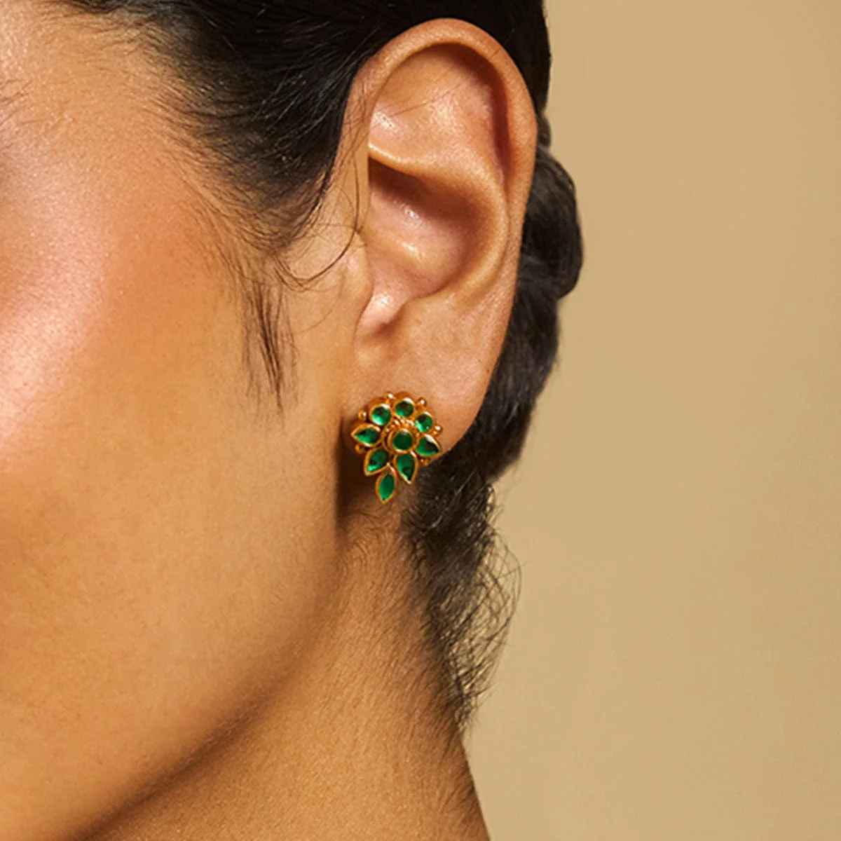 Silver Temple Earring 156745 - Image 2