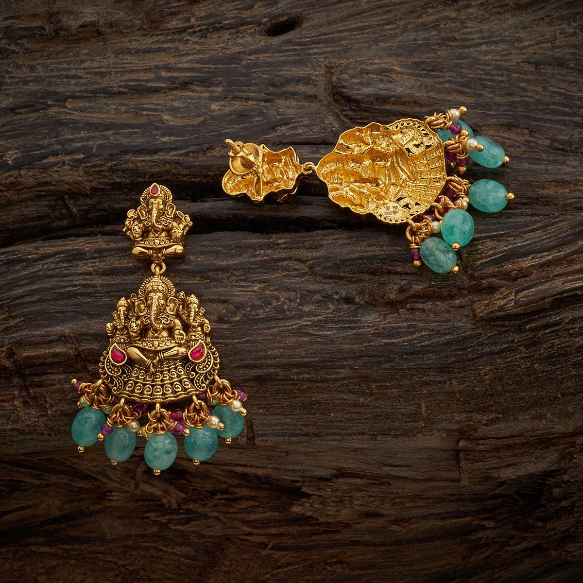 Silver Temple Earring 156949 - Image 3