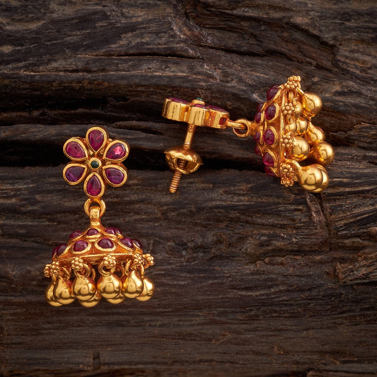 Silver Temple Earring 157456 - Image 4