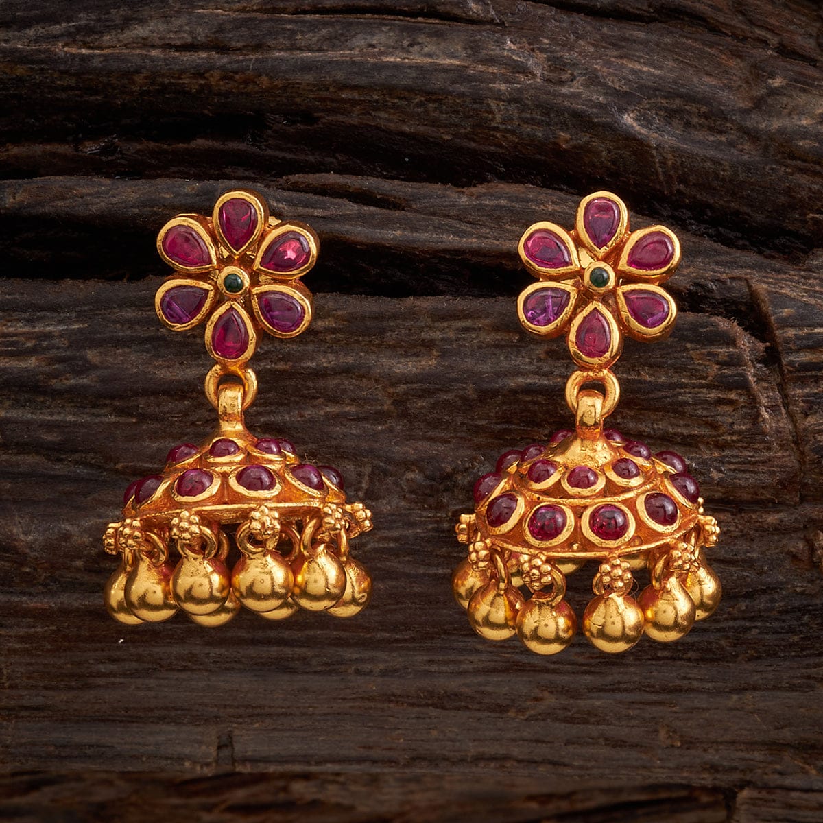 Silver Temple Earring 157456 - Image 5