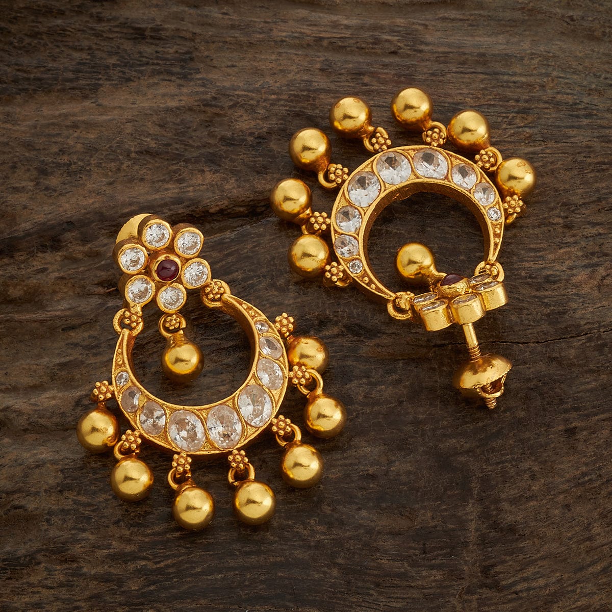 Silver Temple Earring 158712 - Image 3