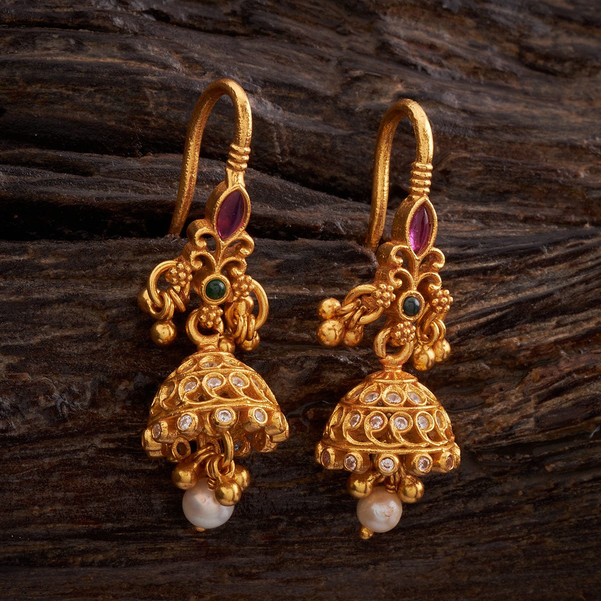 Silver Temple Earring 158763 - Image 4