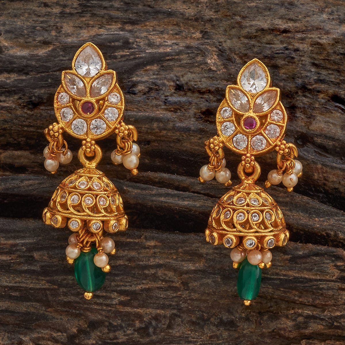 Silver Temple Earring 158770 - Image 4