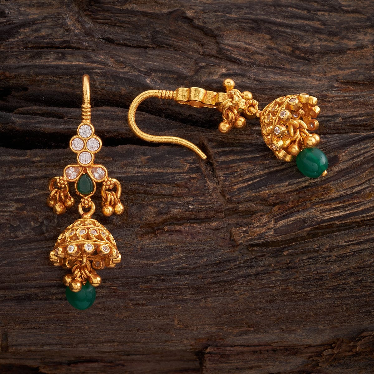 Silver Temple Earring 158889 - Image 3
