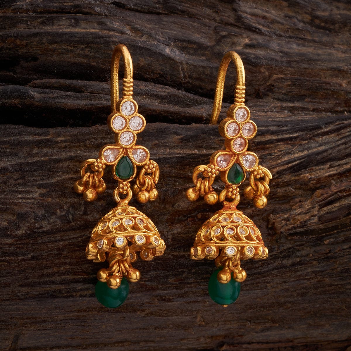 Silver Temple Earring 158889 - Image 6