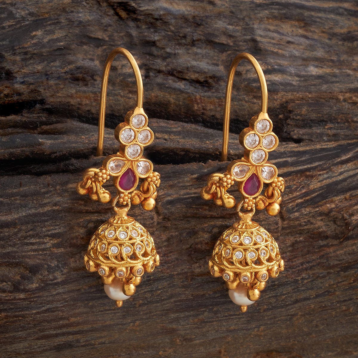 Silver Temple Earring 158889 - Image 8