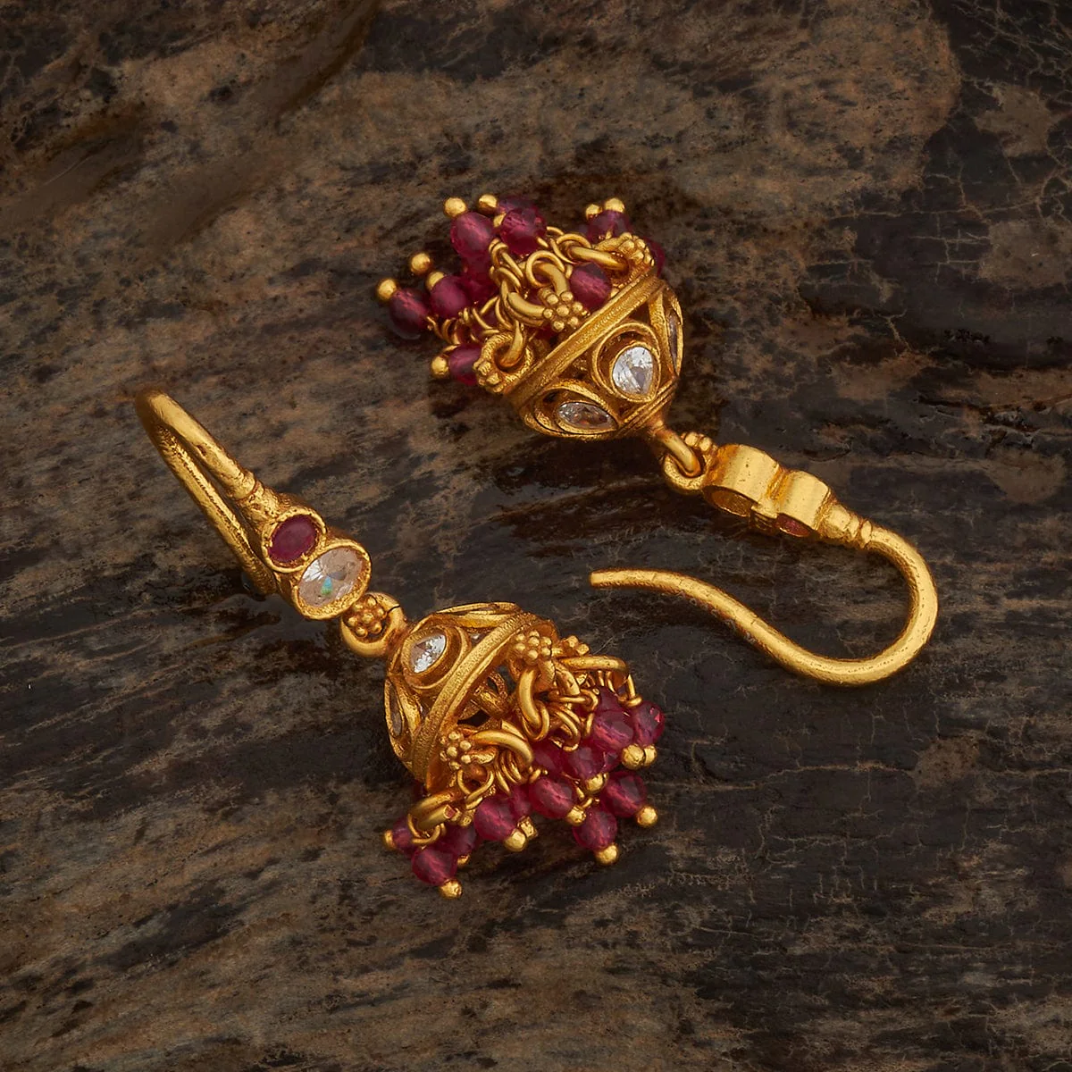 Silver Temple Earring 160587 - Image 3