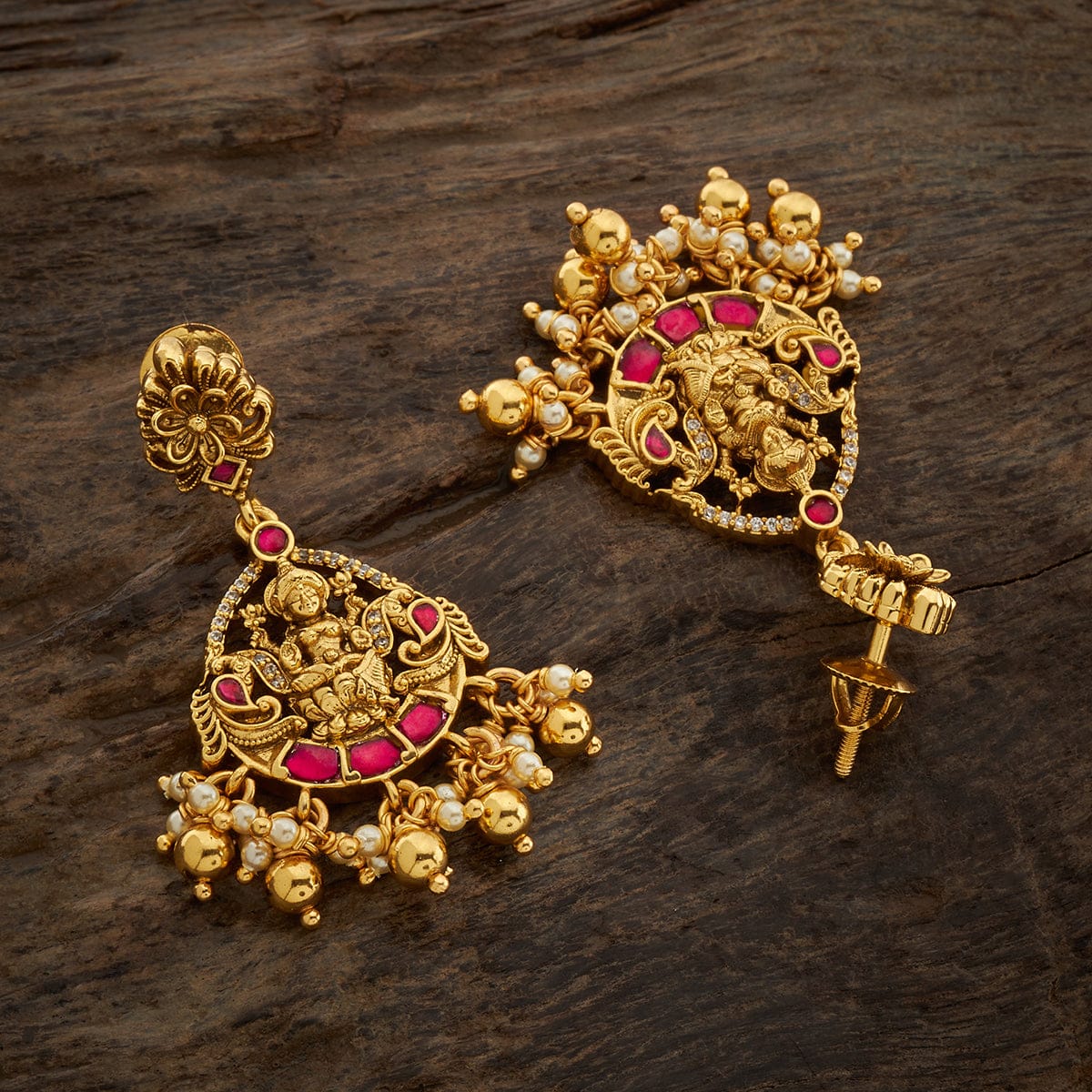 Silver Temple Earring 161752 - Image 3