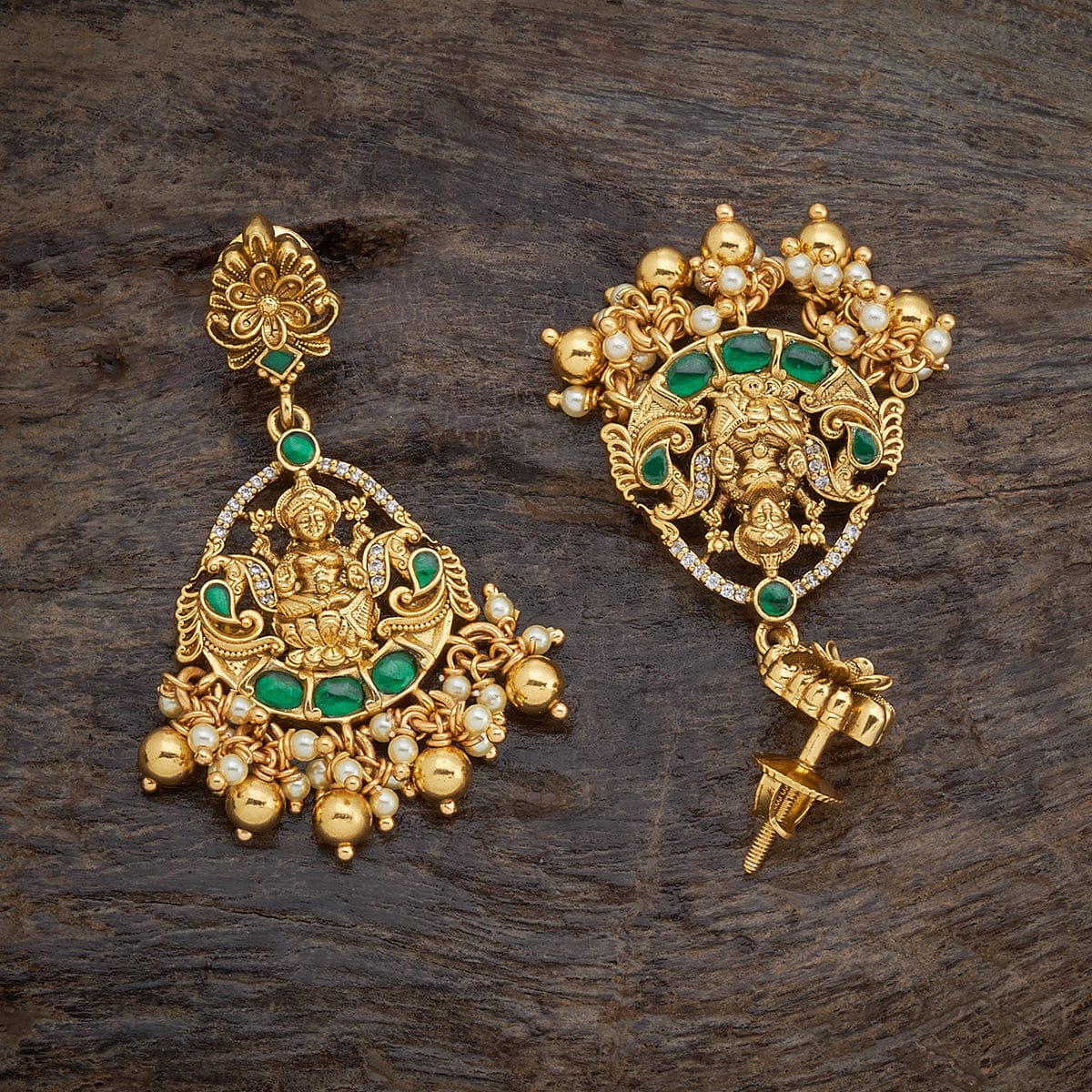 Silver Temple Earring 161752 - Image 6