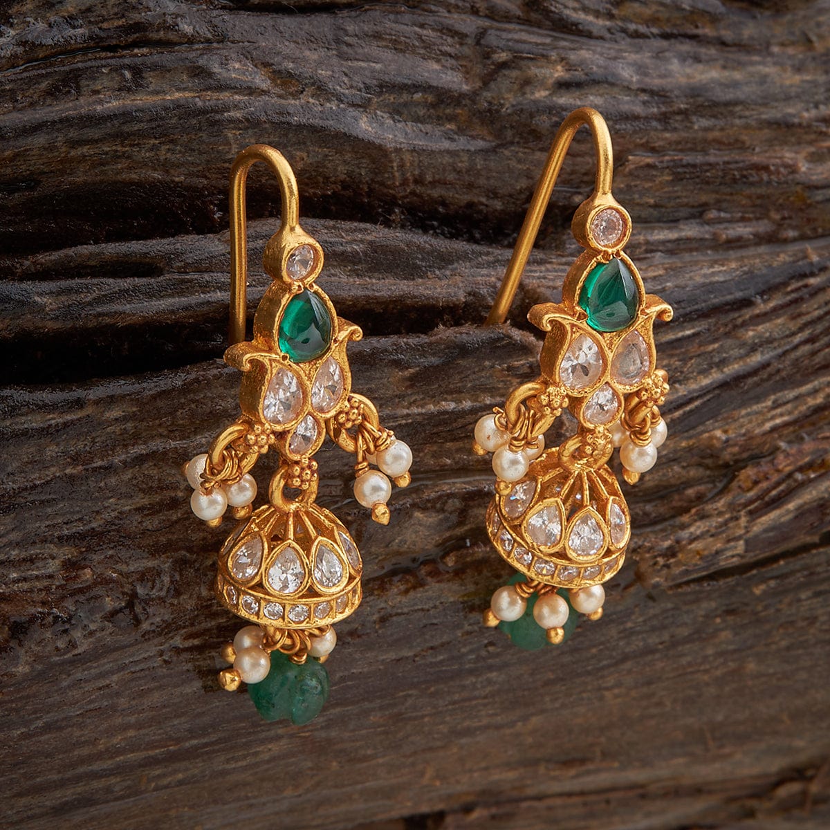 Silver Temple Earring 161864 - Image 3