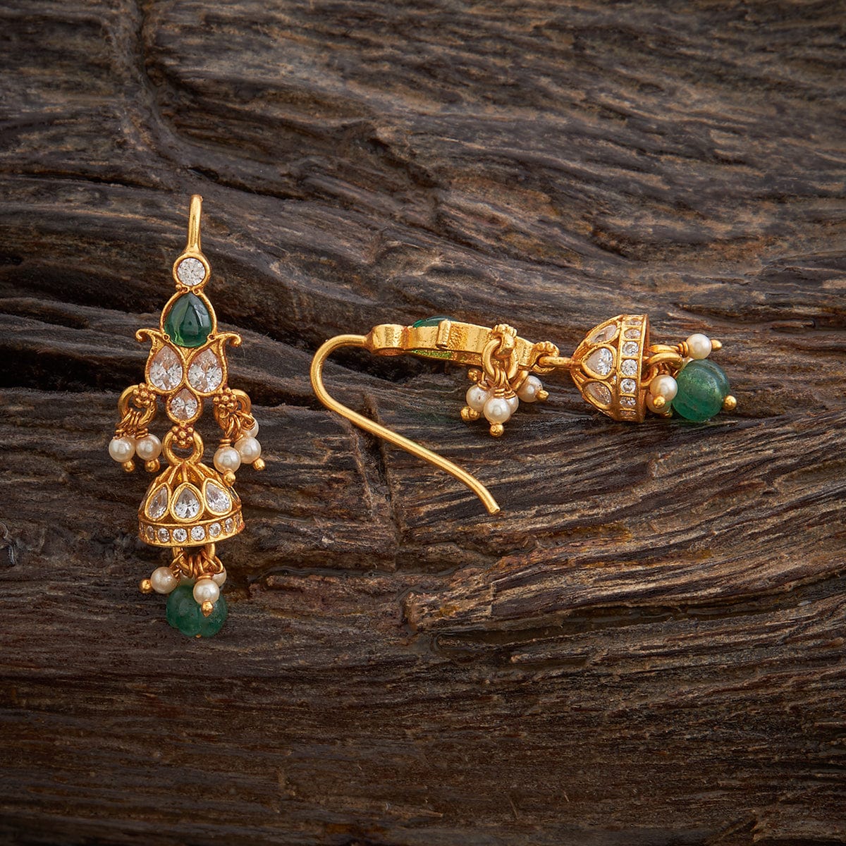 Silver Temple Earring 161864 - Image 4