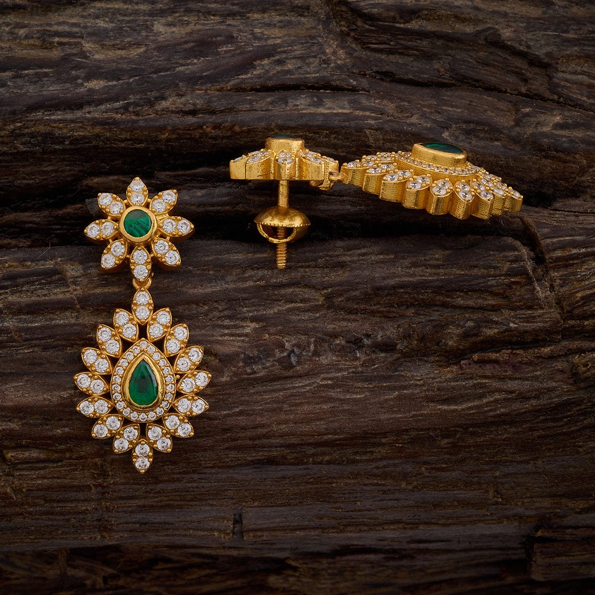Silver Temple Earring 162787 - Image 3