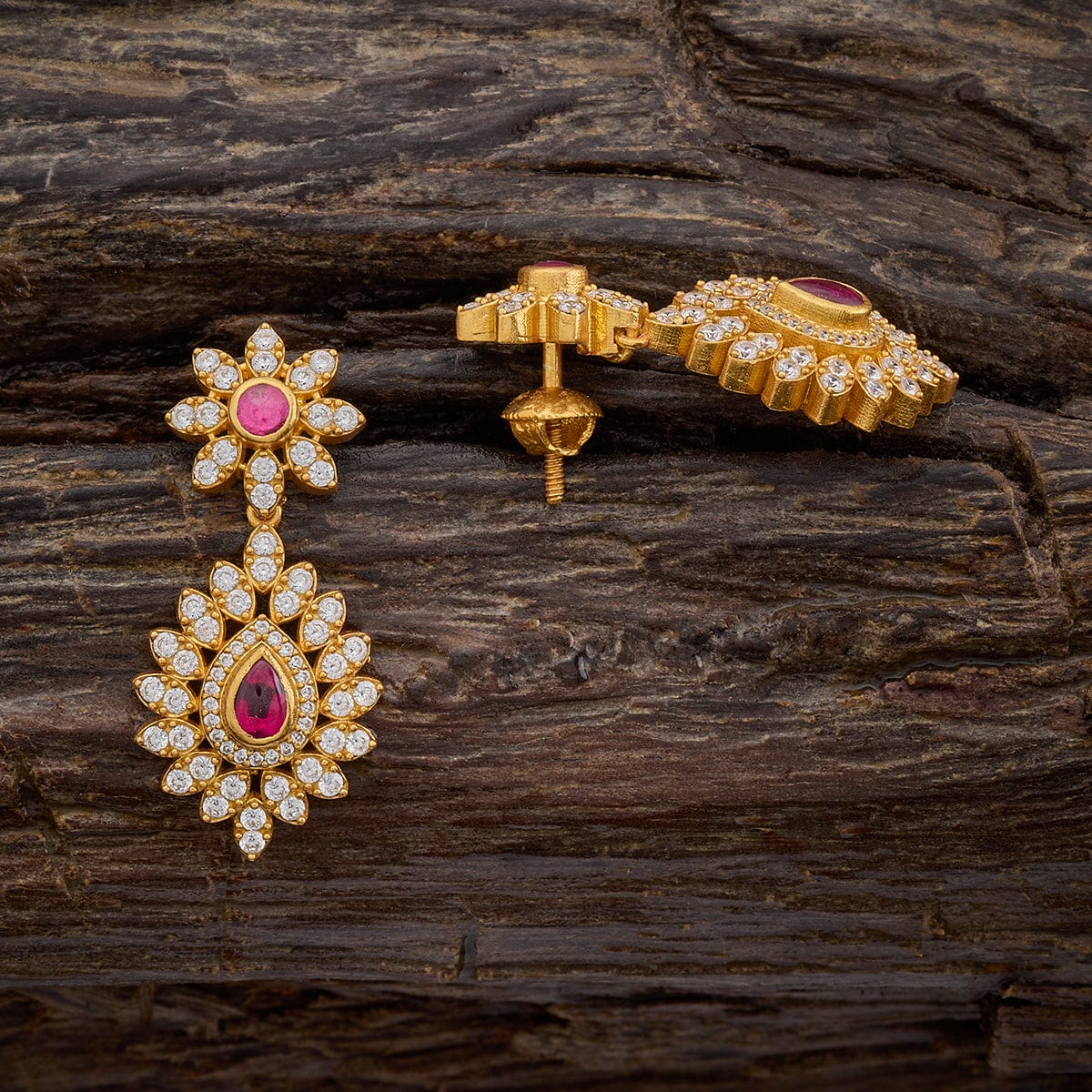 Silver Temple Earring 162787 - Image 5