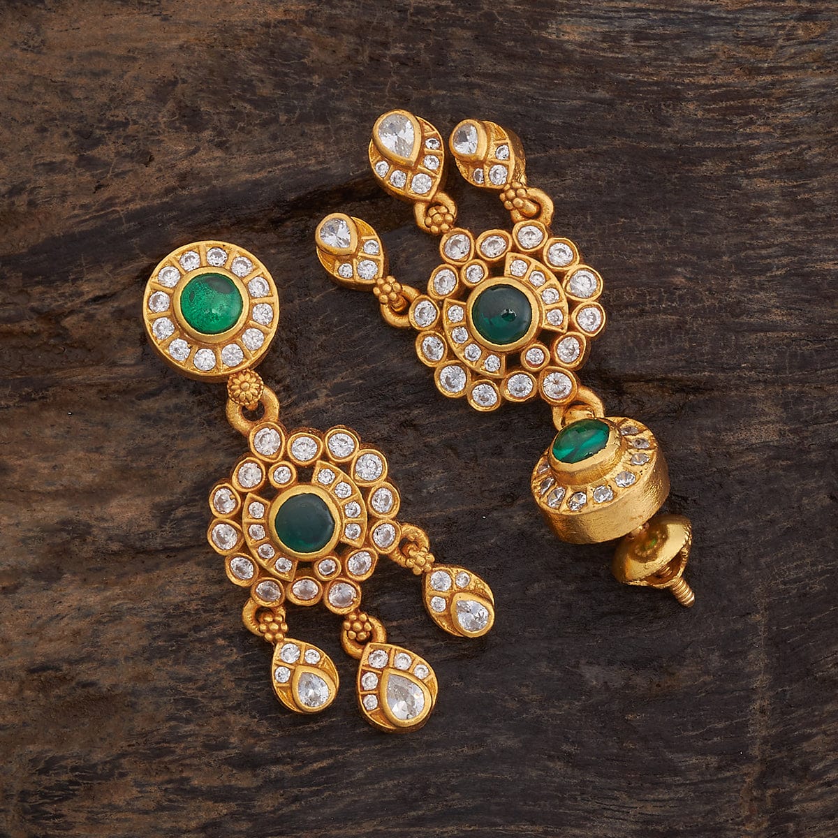 Silver Temple Earring 162788 - Image 2