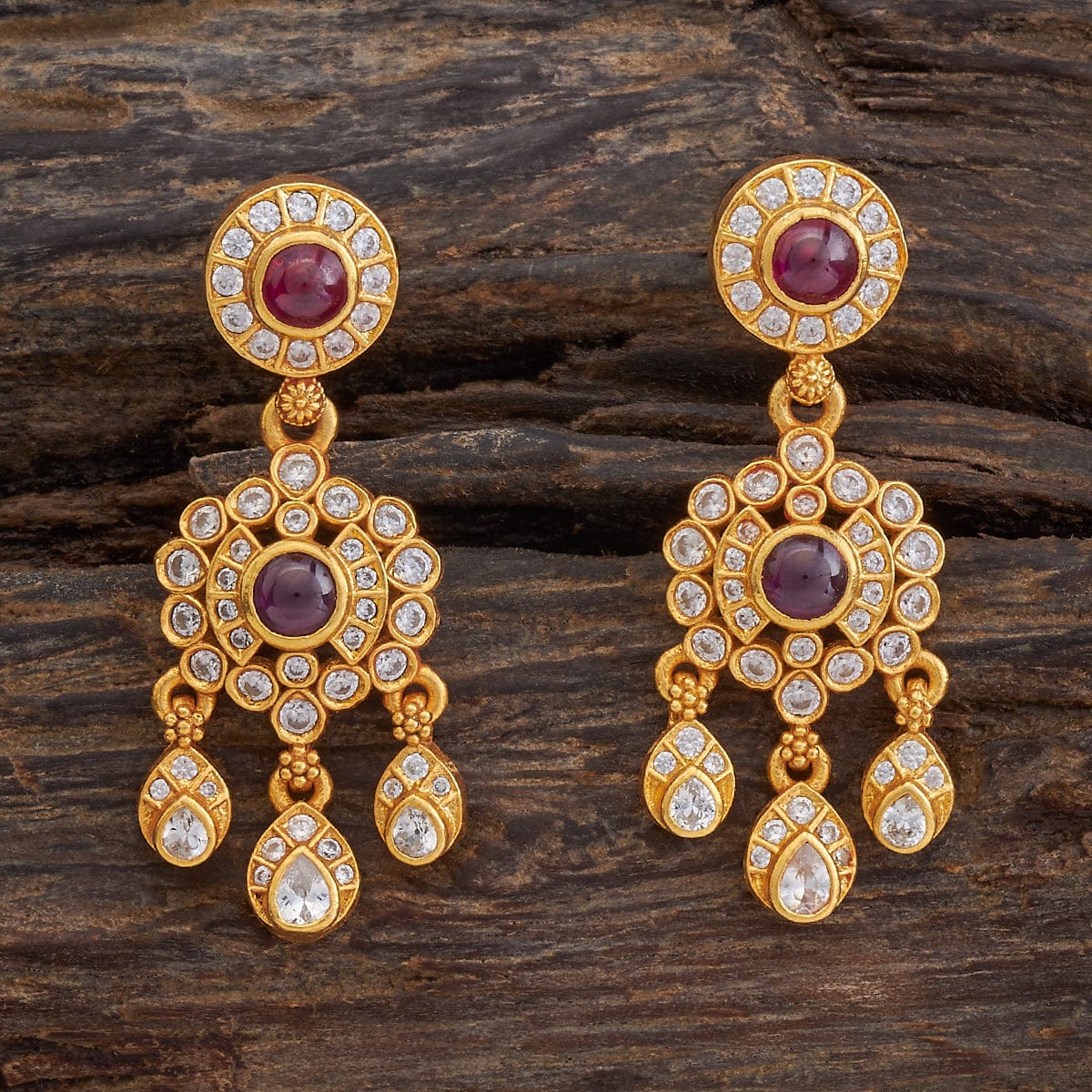 Silver Temple Earring 162788 - Image 3