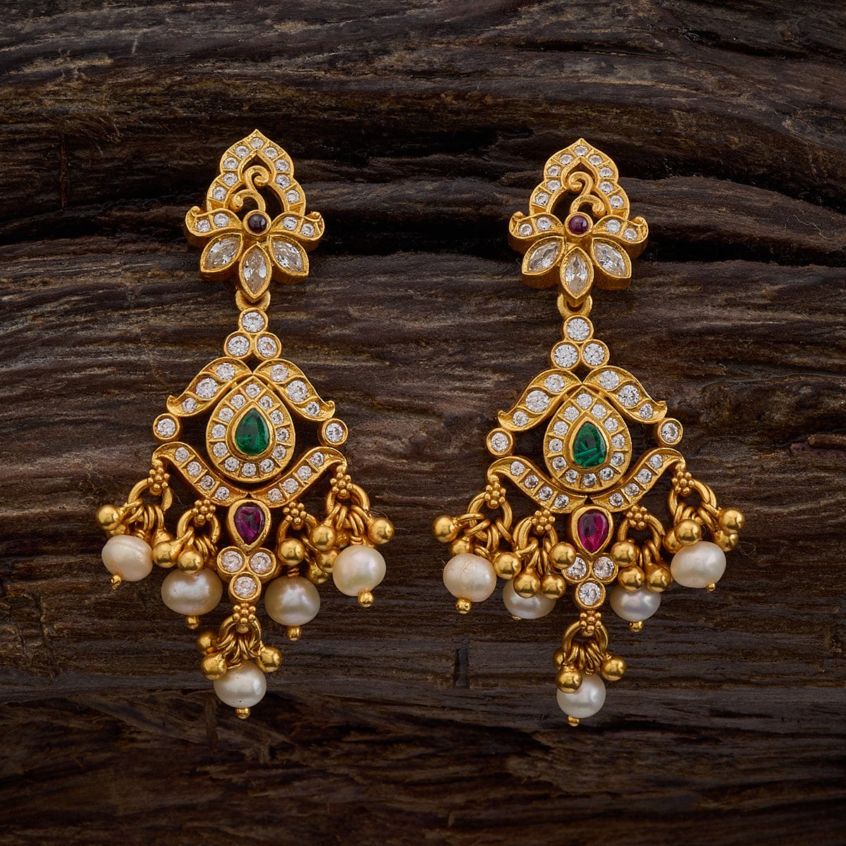 Silver Temple Earring 162789 - Image 3