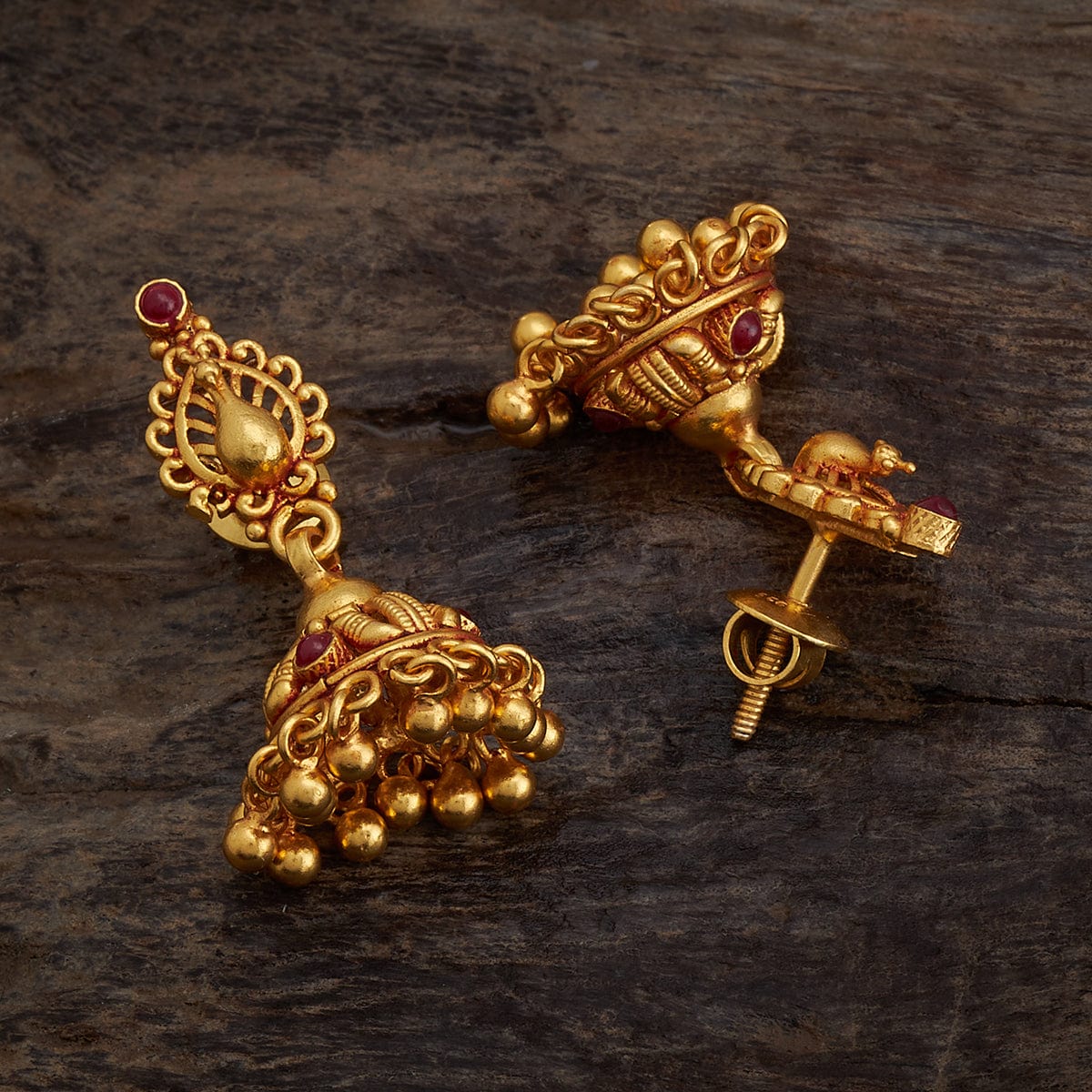 Silver Temple Earring 163631 - Image 2