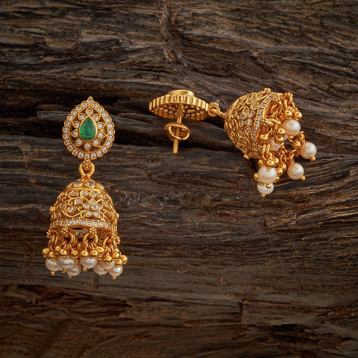Silver Temple Earring 163708 - Image 6