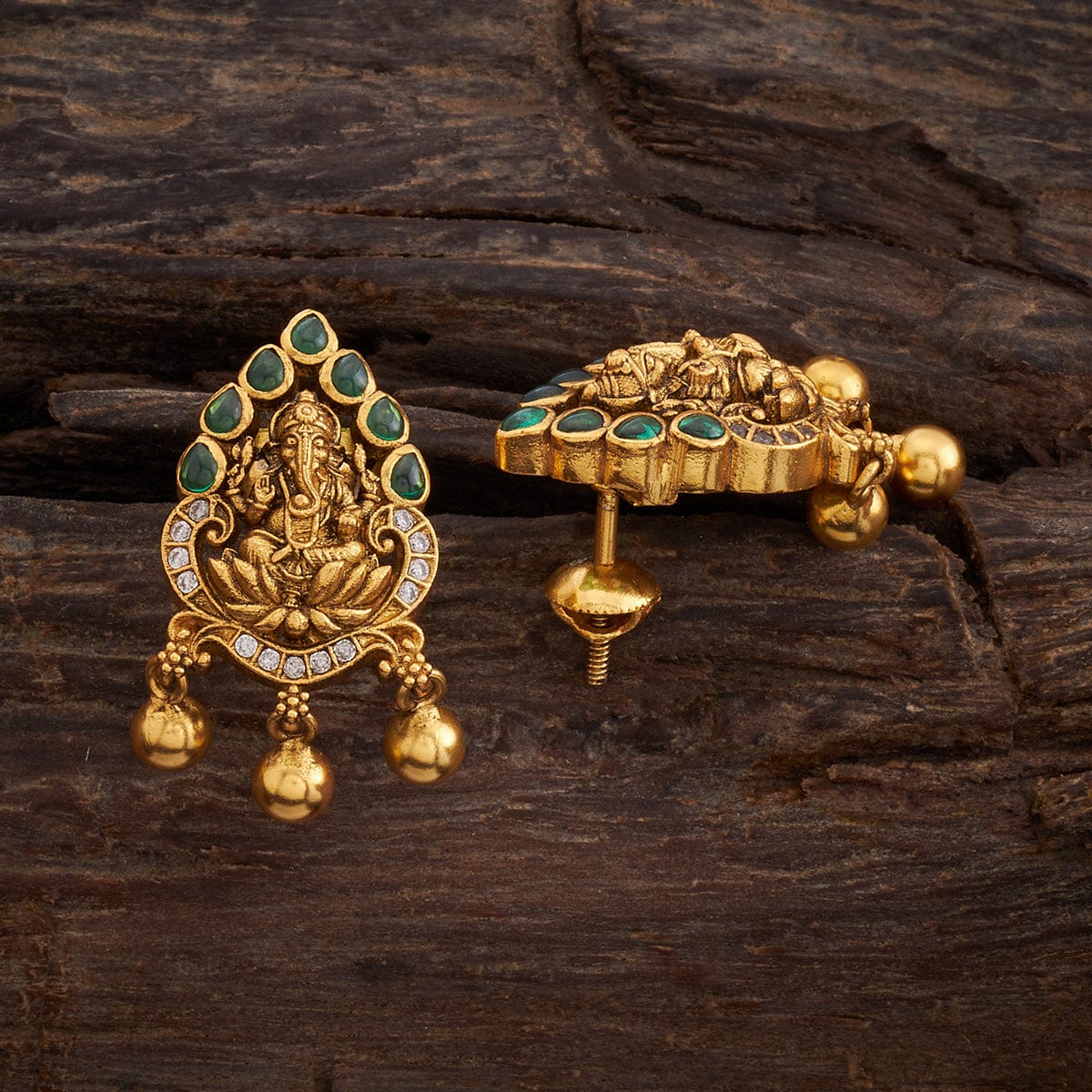 Silver Temple Earring 163731 - Image 4