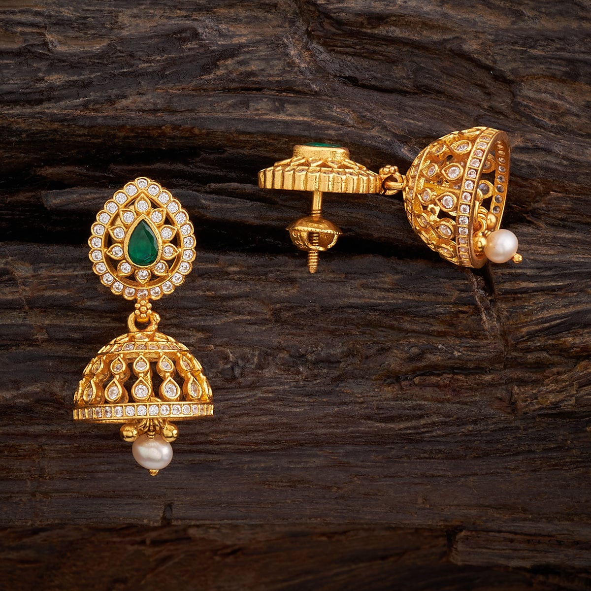 Silver Temple Earring 163768 - Image 3