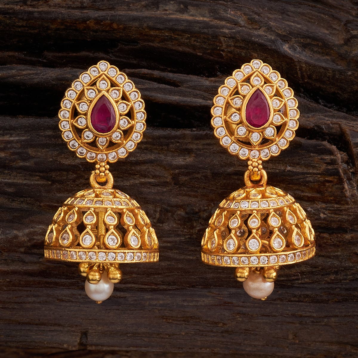 Silver Temple Earring 163768 - Image 4