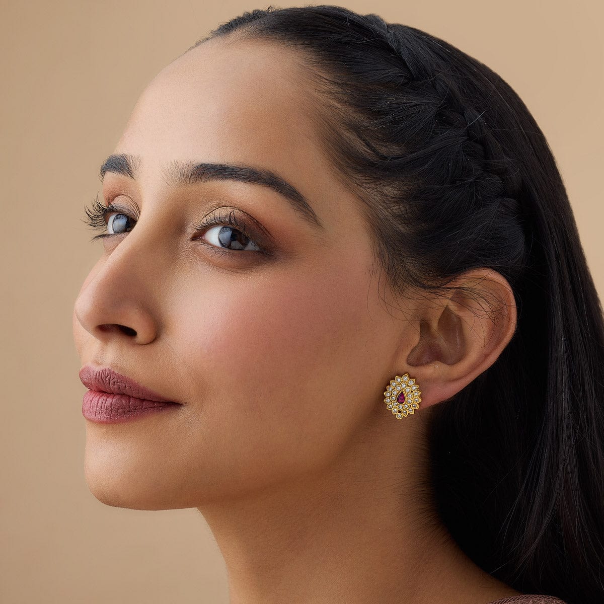 Silver Temple Earring 164629 - Image 3