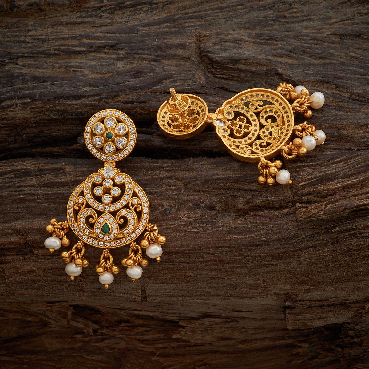 Silver Temple Earring 164644 - Image 6
