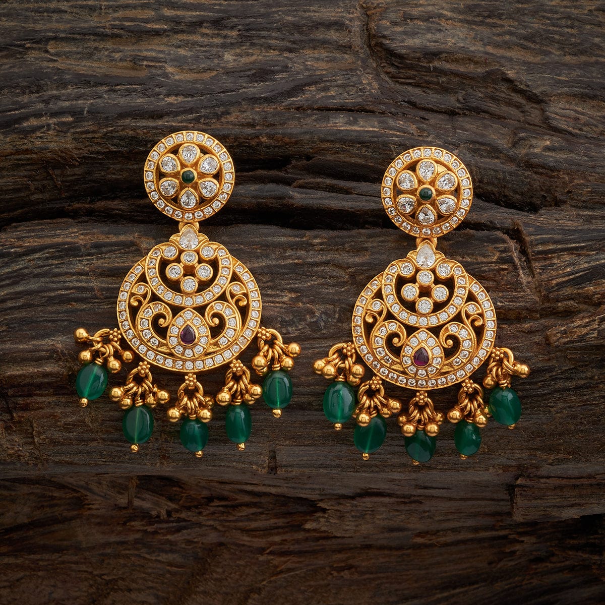 Silver Temple Earring 164644 - Image 7