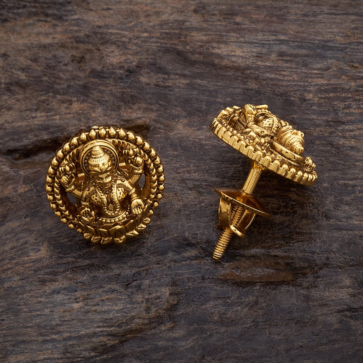 Silver Temple Earring 165514 - Image 2