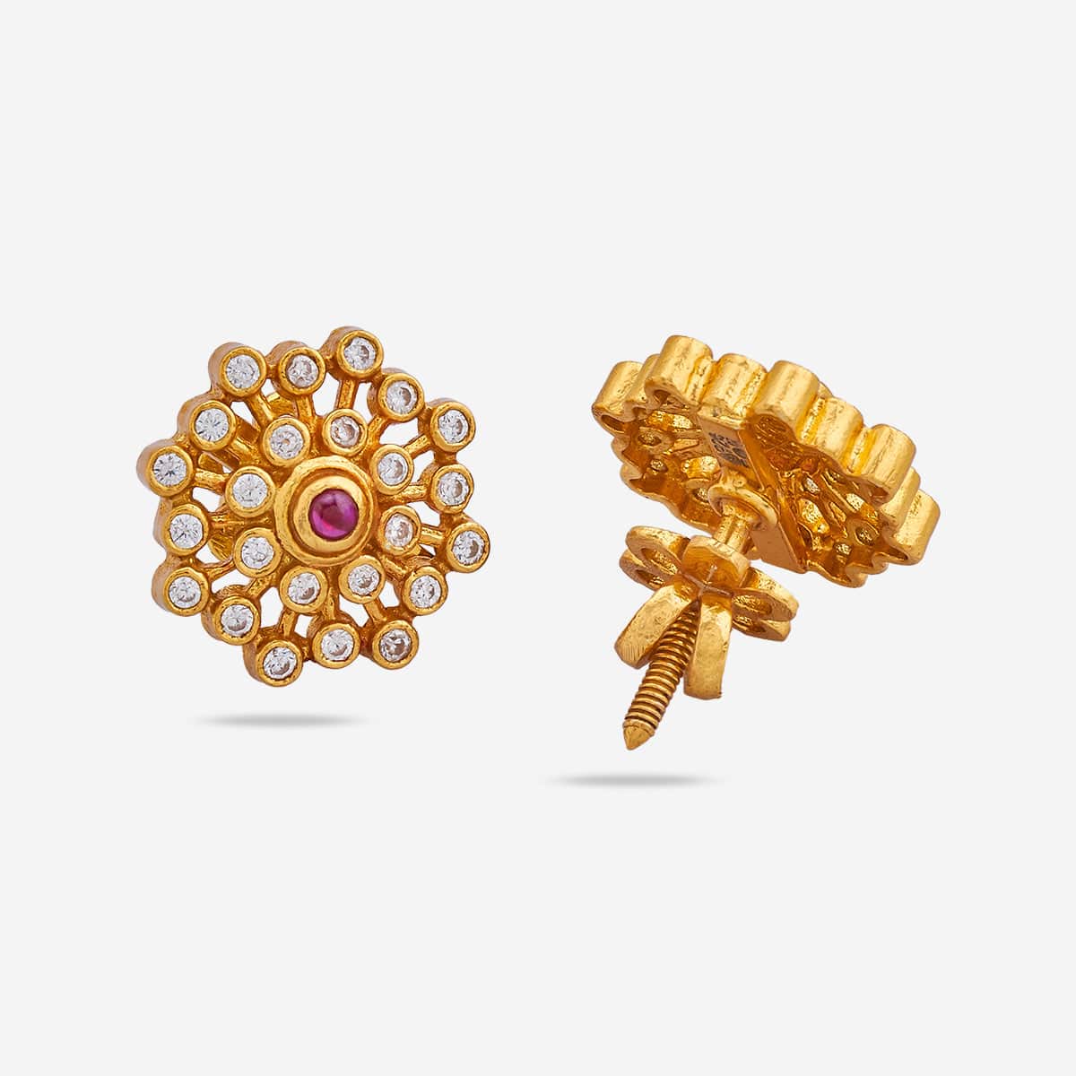 Silver Temple Earring 165767 - Image 6