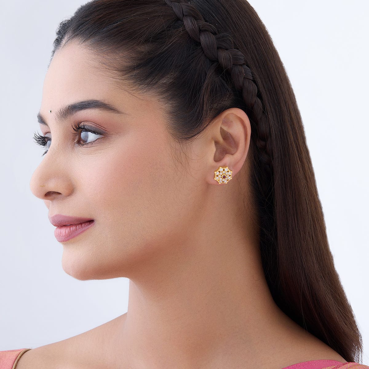 Silver Temple Earring 165768 - Image 3