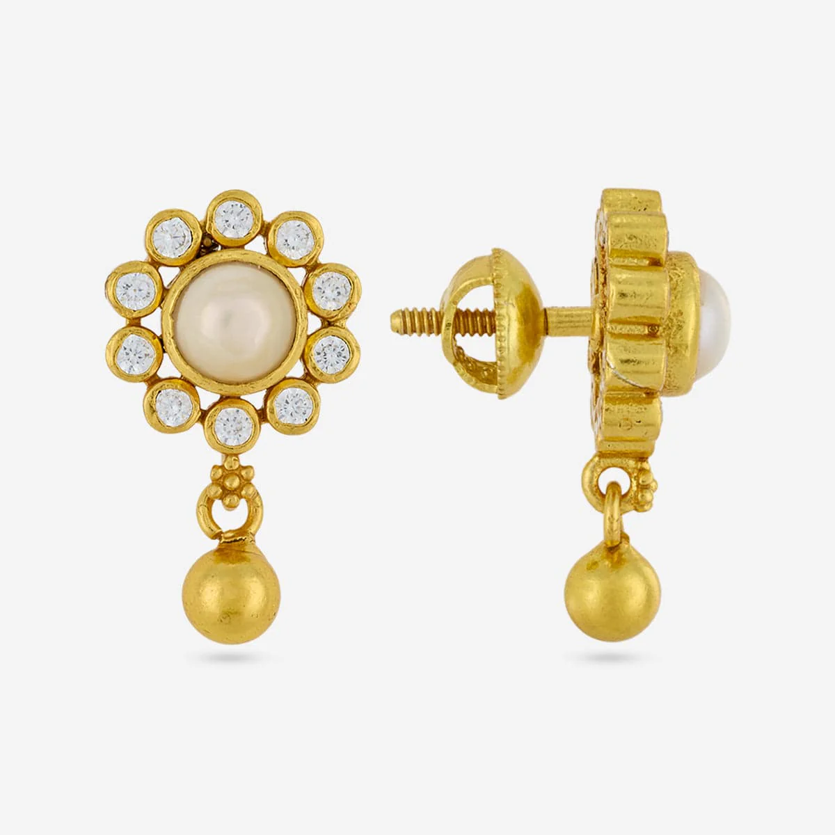 Silver Temple Earring 165972 - Image 10