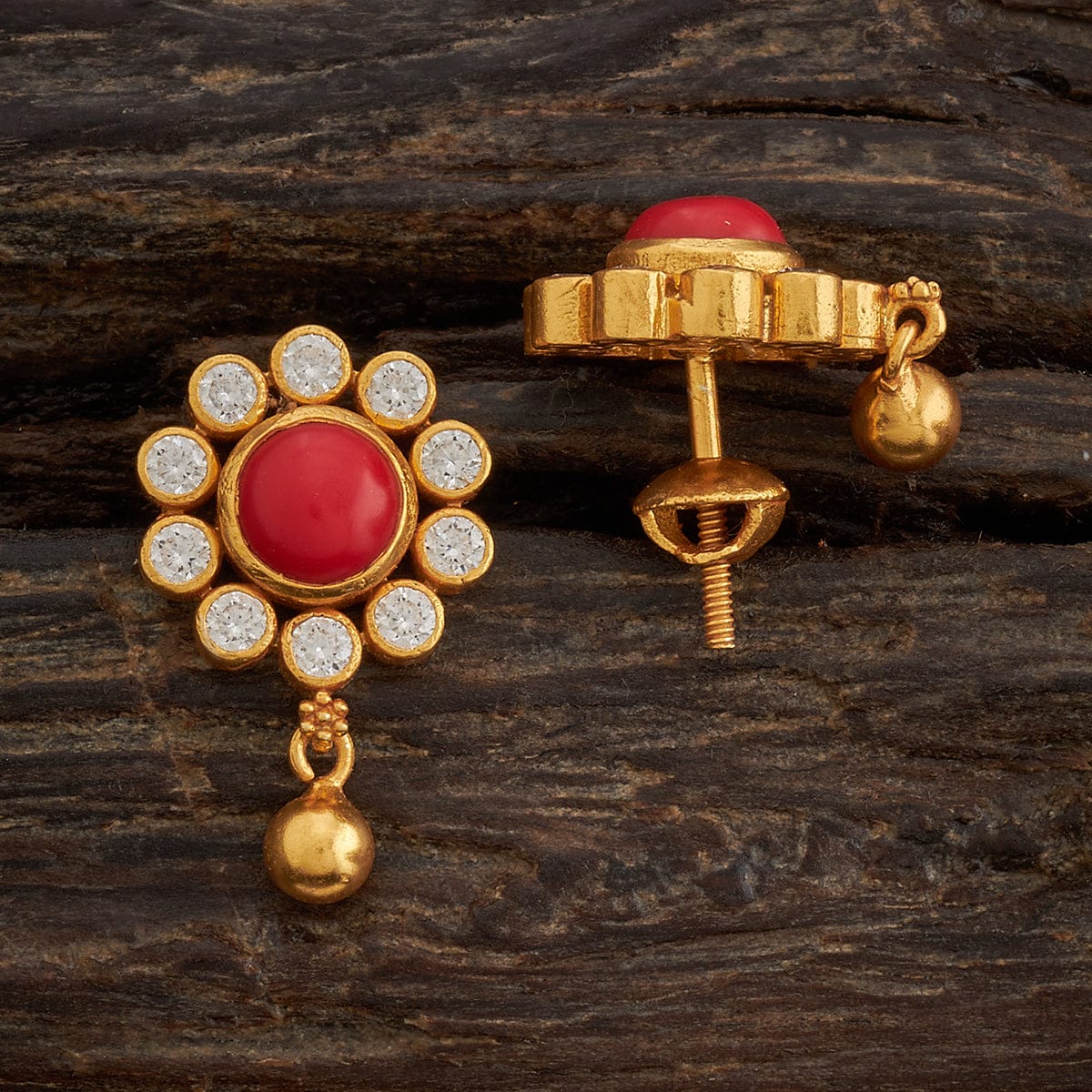 Silver Temple Earring 165972 - Image 6