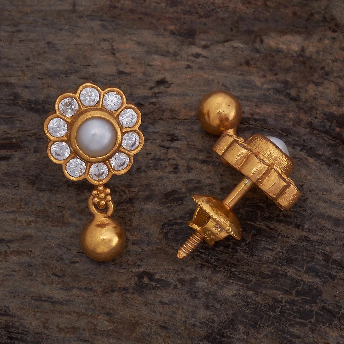 Silver Temple Earring 165973 - Image 6