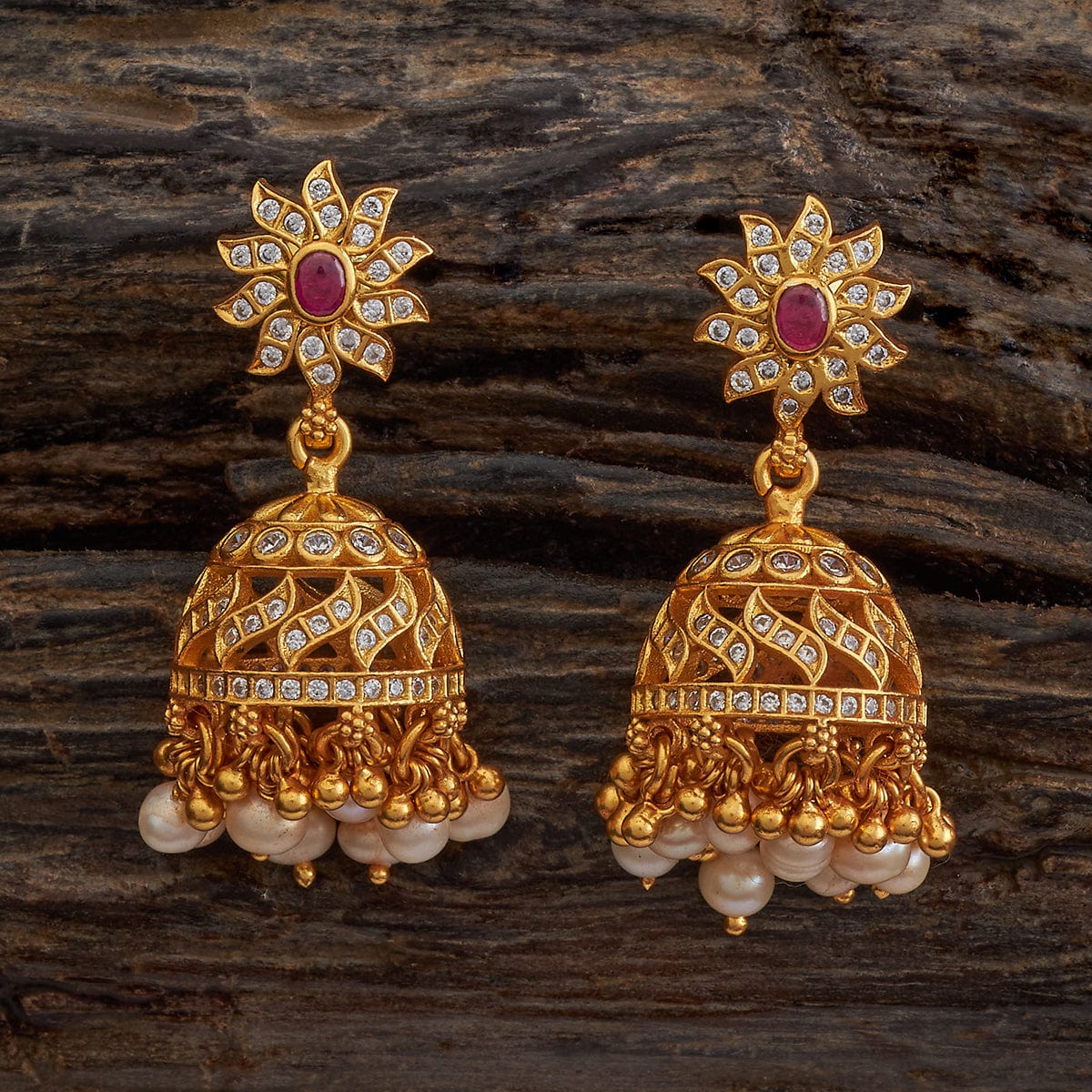 Silver Temple Earring 165999 - Image 4