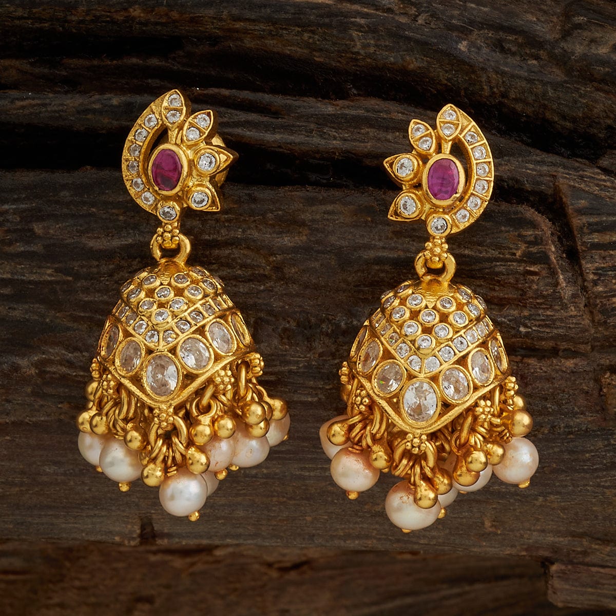Silver Temple Earring 167550 - Image 4