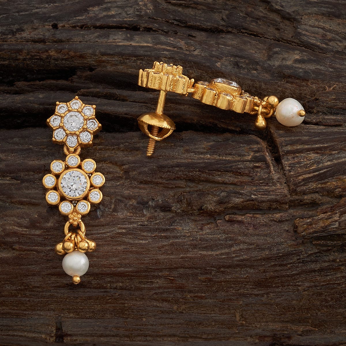 Silver Temple Earring 167555 - Image 3