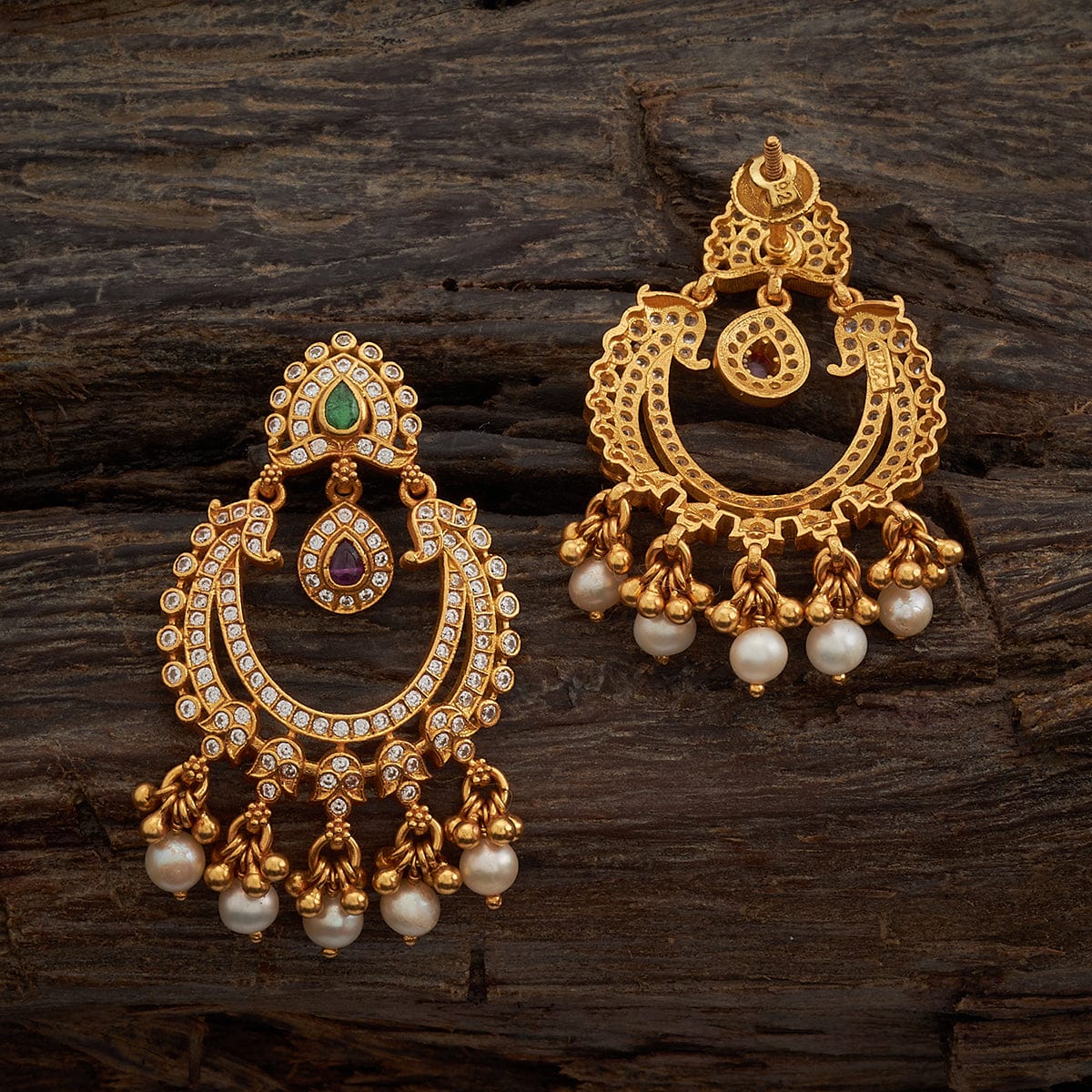 Silver Temple Earring 167556 - Image 3