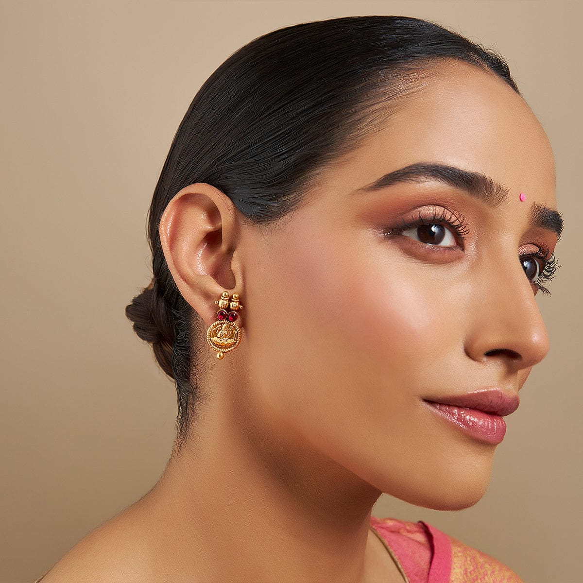 Silver Temple Earring 167559 - Image 3