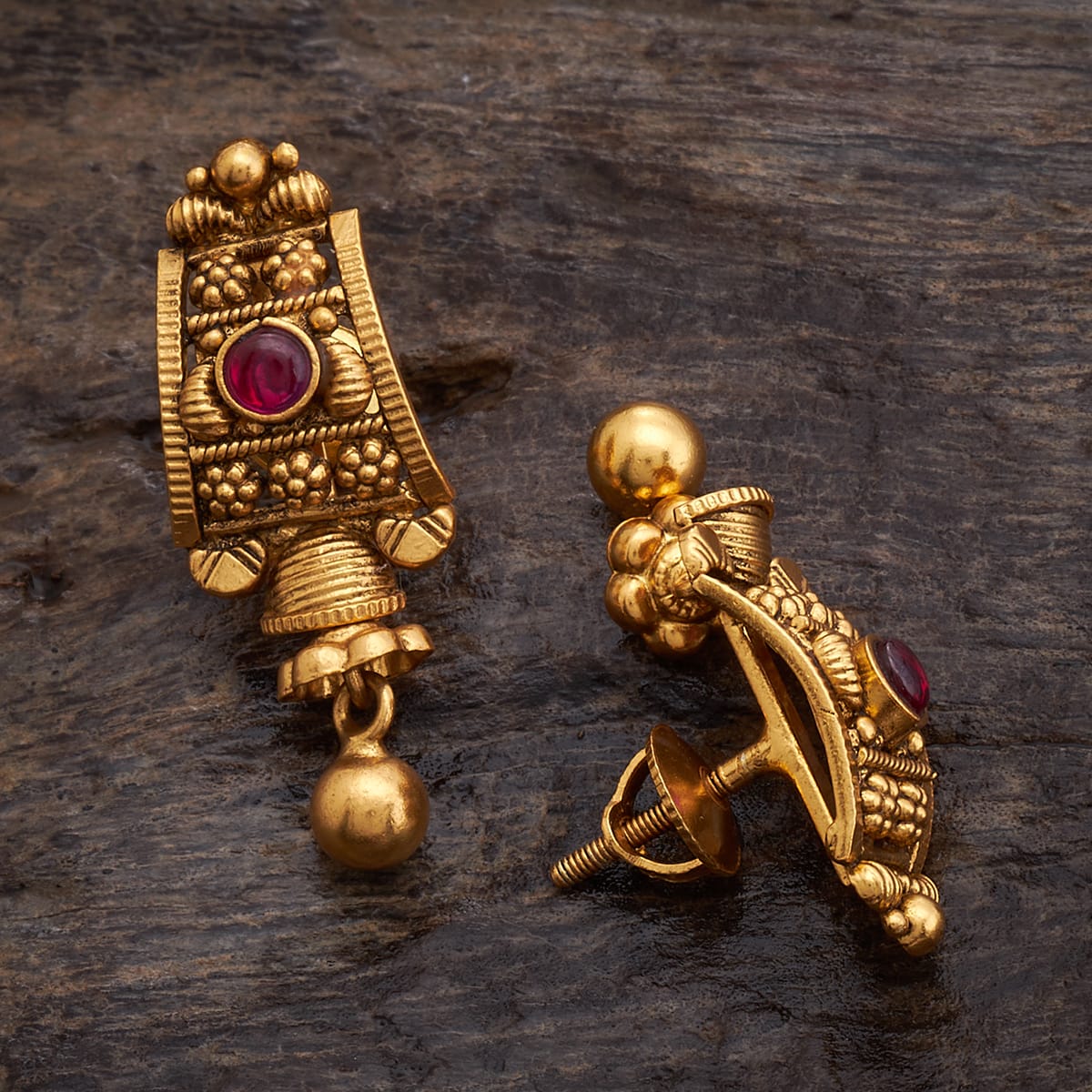 Silver Temple Earring 168229 - Image 2