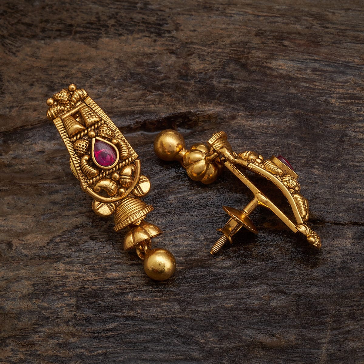 Silver Temple Earring 168234 - Image 4