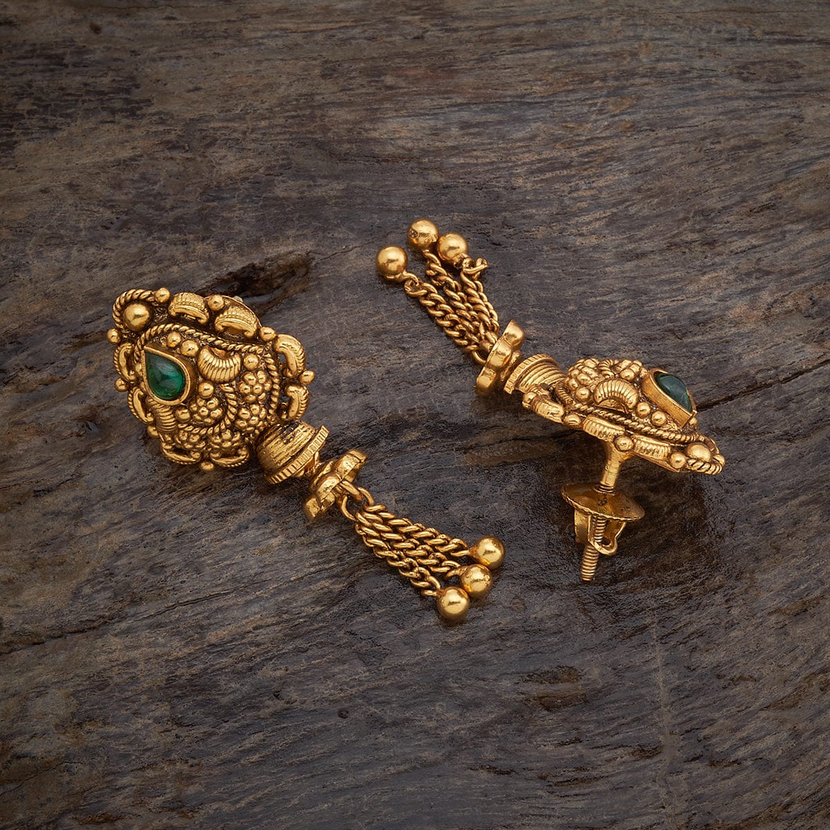 Silver Temple Earring 168235 - Image 2