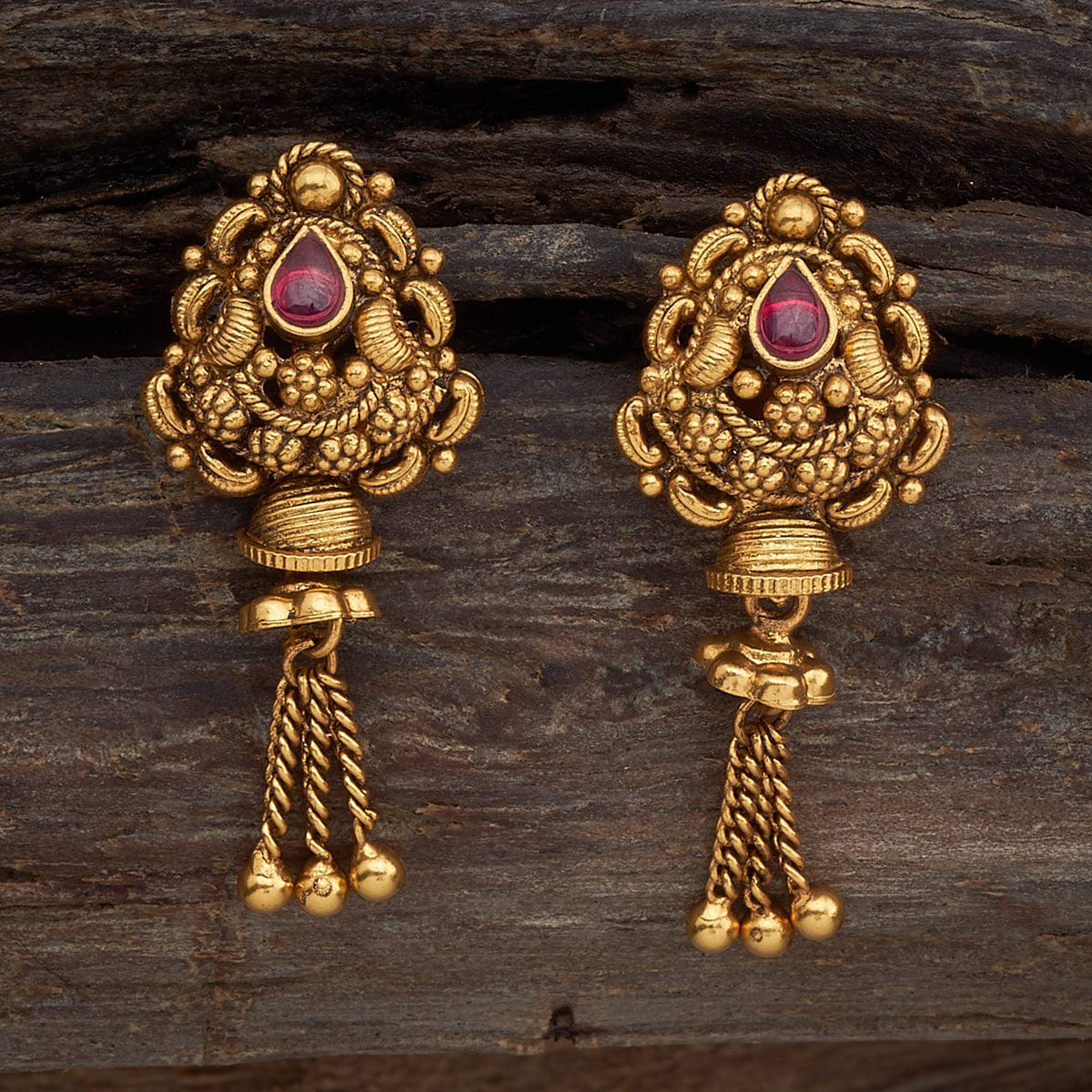 Silver Temple Earring 168235 - Image 3